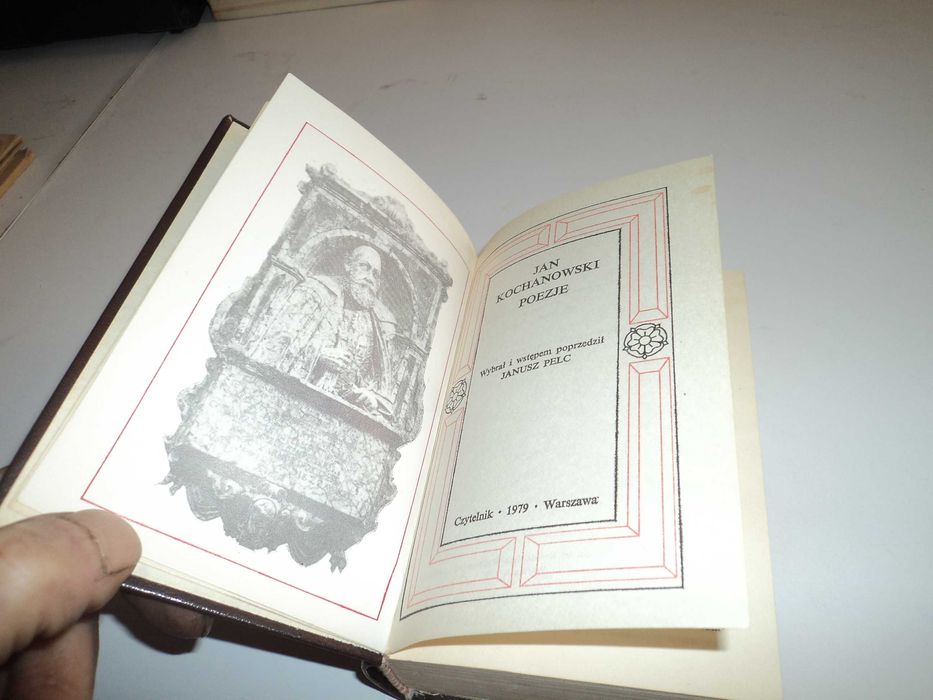 Jan Kochanowski Poezje - twarda 1979r.