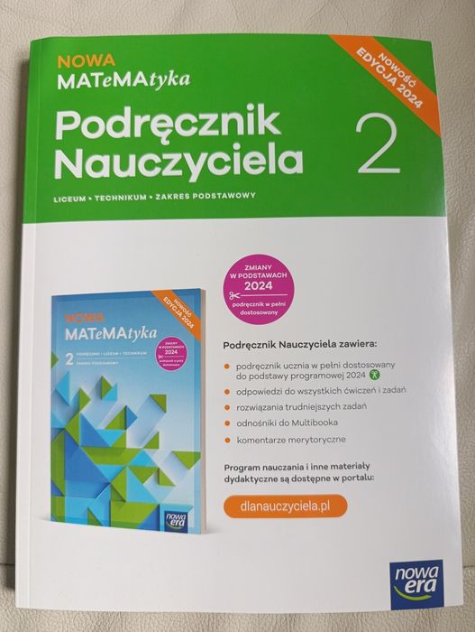 NOWA MATeMAtyka 2 – Podręcznik Nauczyciela (Zakres podstawowy, Edycja 2024)