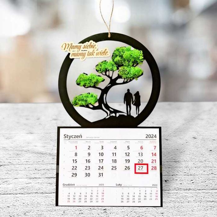 PREZENT NA ŚWIĘTA Boże Narodzenie KALENDARZ drzewo życia