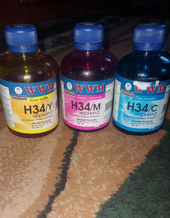 Чорнила до принтера H34, 4 кольори