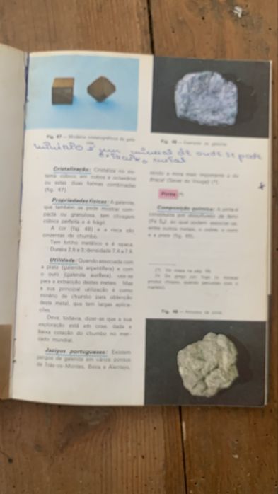 Mineralogia e geologia