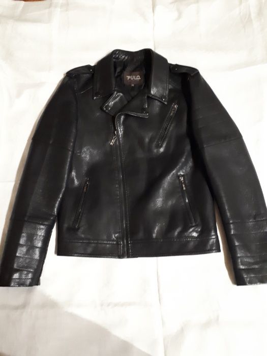 Кожаная  мужская  куртка  (косуха)  Турция