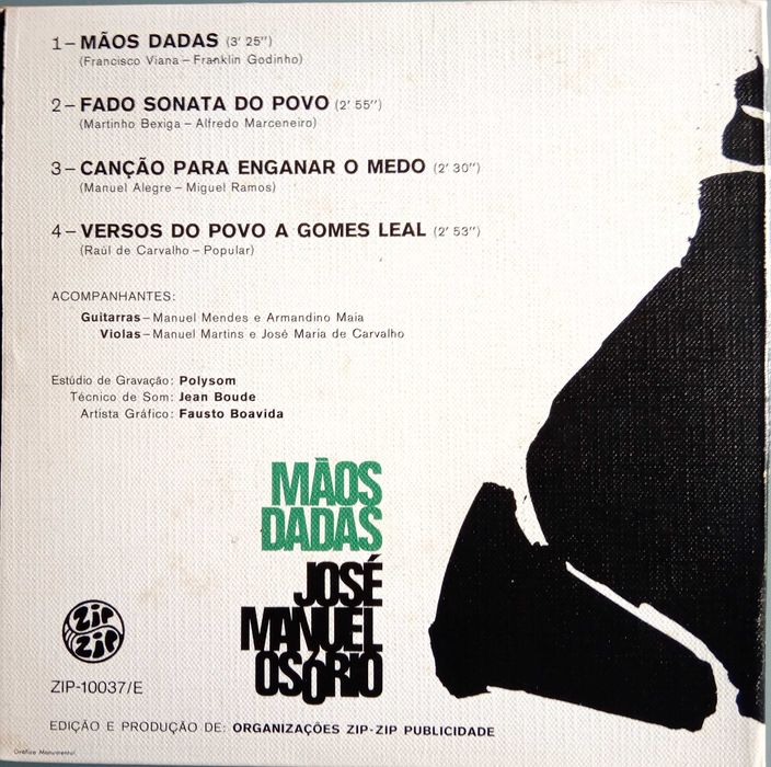 José Manuel Osório	- - - - -	Mão Dadas	- - - - -	EP