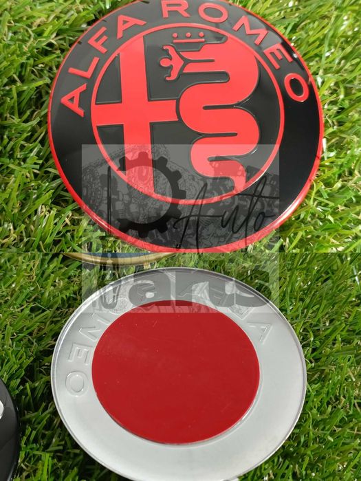 Emblema Símbolo (logótipo) para Alfa Romeu Mala ou capô 74mm