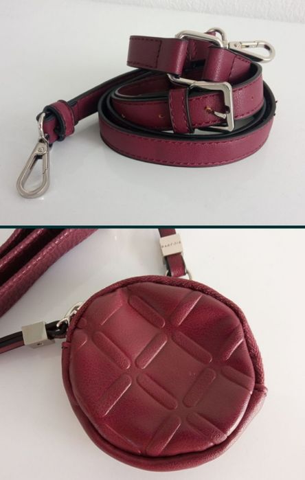 Parfois - A estrear - Alça e porta-moedas texturado, em bordeaux