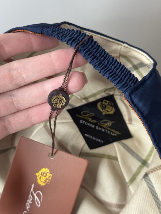 Кепка бейсболка Loro Piana 1:1 оригінал синя, преміум якість лоро піана
