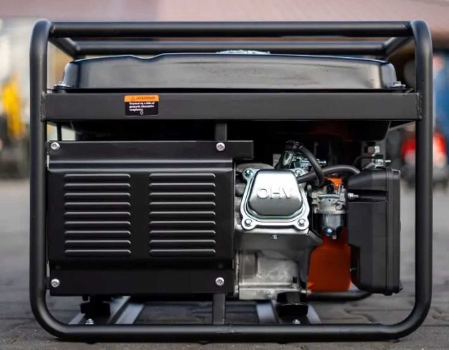 Генератор Kingway 3 кВт бензин мідна обмотка AVR однофазний 2 розетки