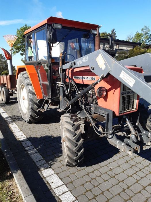 Traktor URSUS C360 4x4 tur+pług