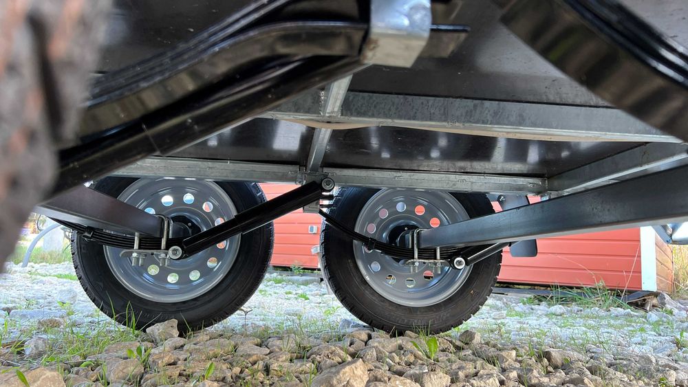 Прицеп легковий двохосний 3 х 1,5м борт 40см оцинкований, категорія В