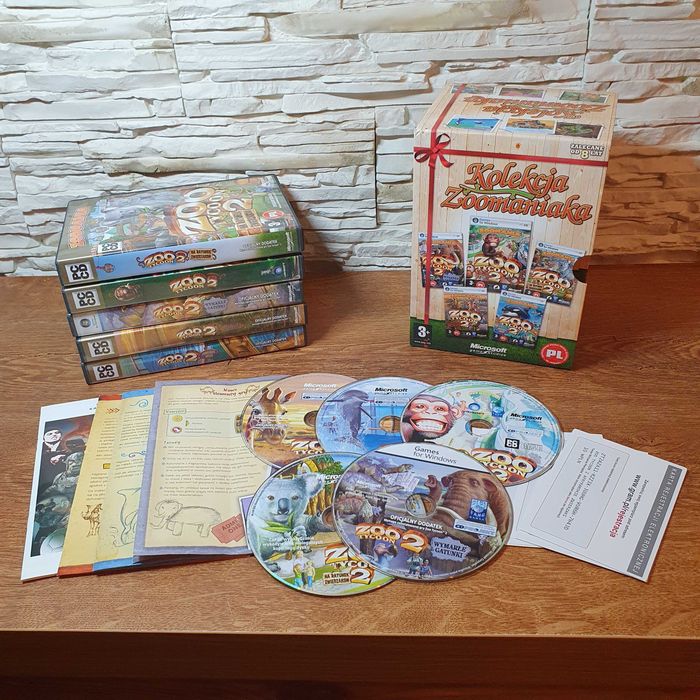 KOLEKCJA ZOOMANIAKA - Zoo Tycoon 2 + dodatki - polskie wydanie PL [PC]