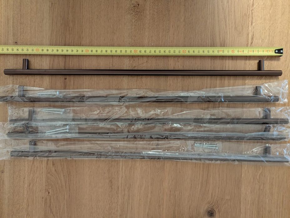 Brązowy uchwyt meblowy 5 sztuk