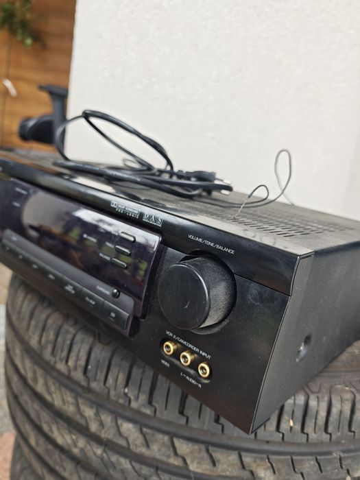 Amplituner Sherwood RV-4080R Wzmacniacz Audio Stereo Radio FM AUX Do Garazu Warsztatu Kina Domowego Mocny Sprawny Vintage Hifi
