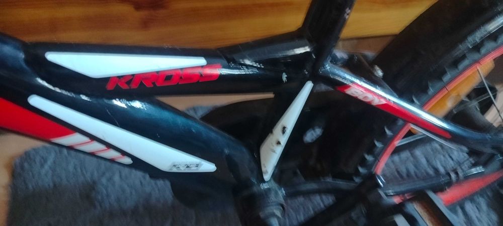 Rower dziecięcy czarny połysk Kross Leo 16"