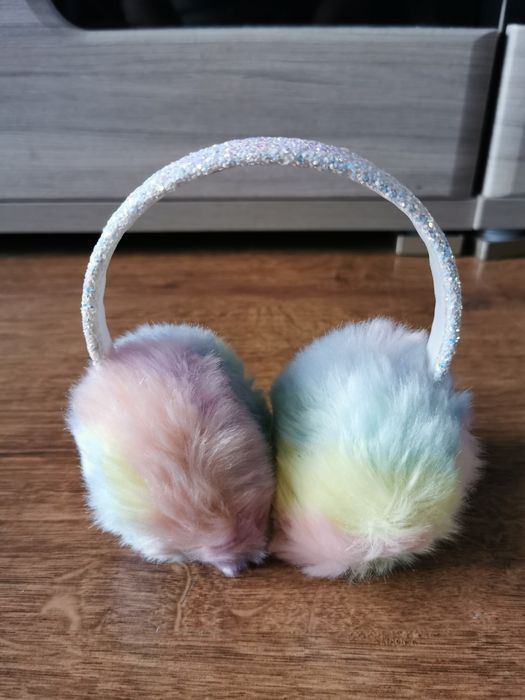 Nauszniki tęczowe dla dzieci