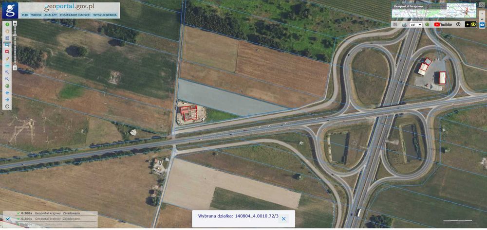 Działka pod inwestycję przemysłową 8372 m² Serock