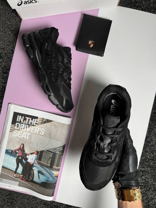 Женские кроссовки асикс гель ник  ASICS Gel-NYC W GTX Black [37-41]