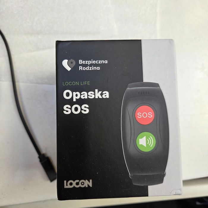 Opaska/zegarek dla seniora Bezpieczna Rodzina firmy Locon