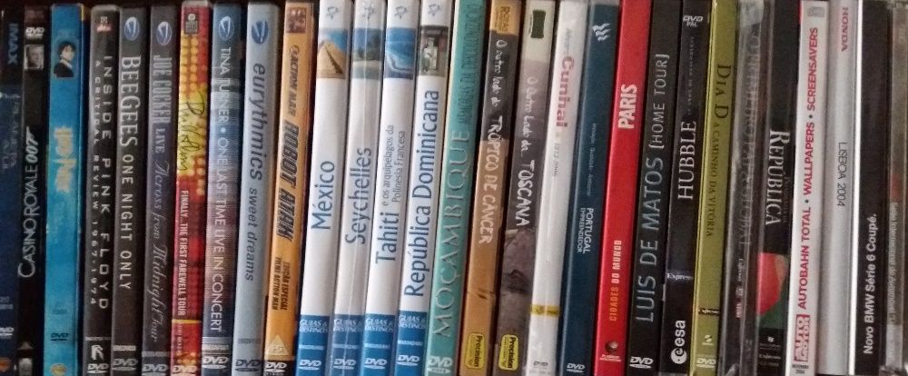 DVD Diversos filmes/Turisticos/Históricos