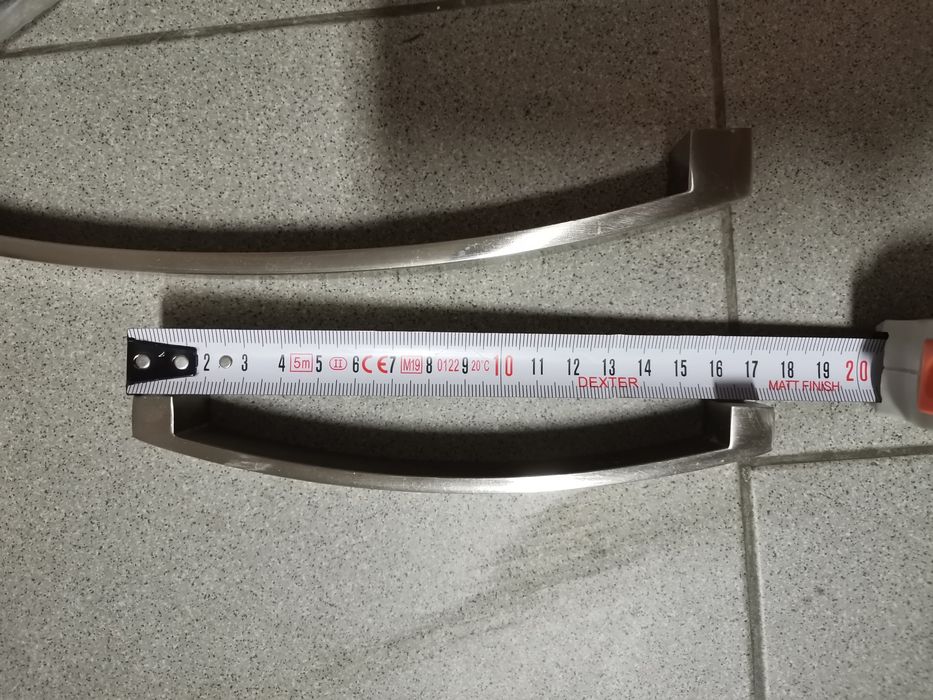 Puxadores inox armários cozinha