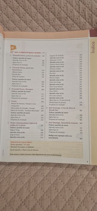 Preparar o exame nacional 12,  Português