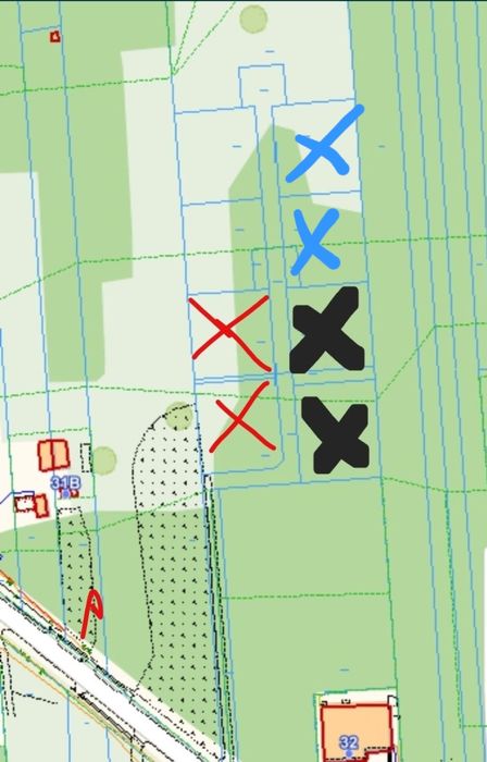 Działka z warunkami zabudowy, sieć wodociągowa, przy lesie