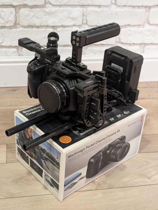 Відеокамера BlackMagig Pocket Cinema Camera 4K готовий комплект