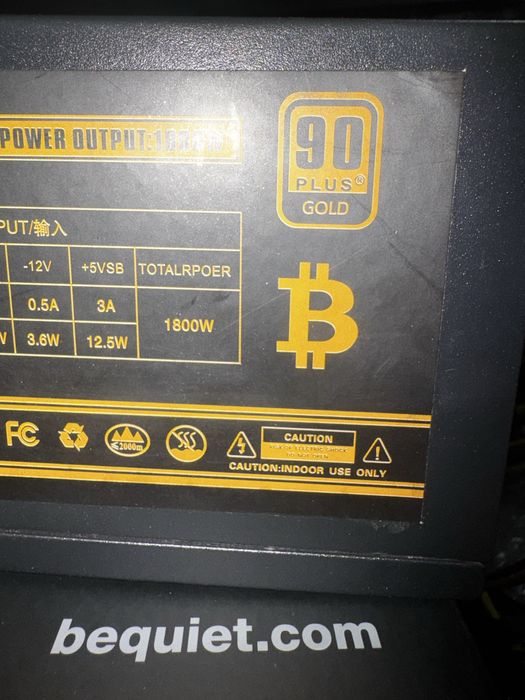 Zasilacz pc 1800 w 90 plus gold