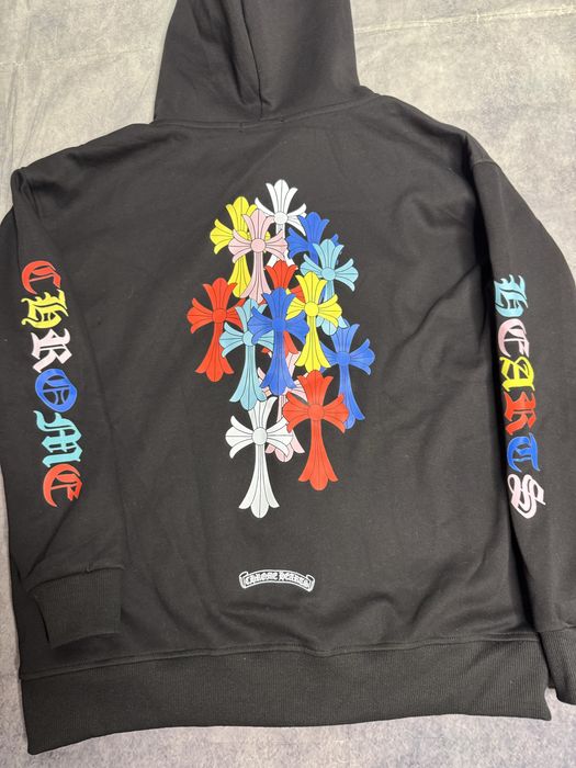 Кофта Chrome Hearts Black Multicolor , Зип Хром Хеарст Black L XL