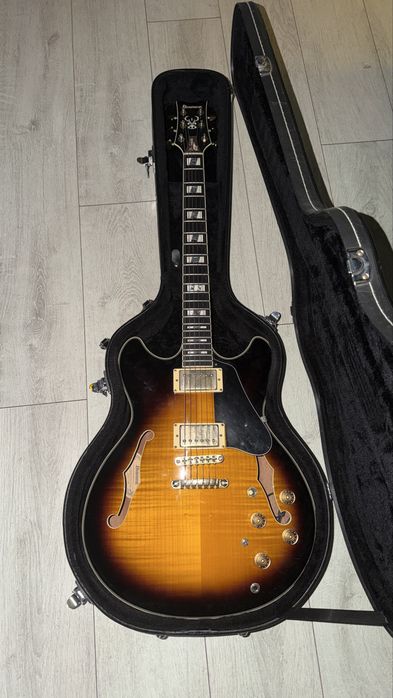 Gitara elektryczna Ibanez JSM10 VYS John Scofield semi hollow body