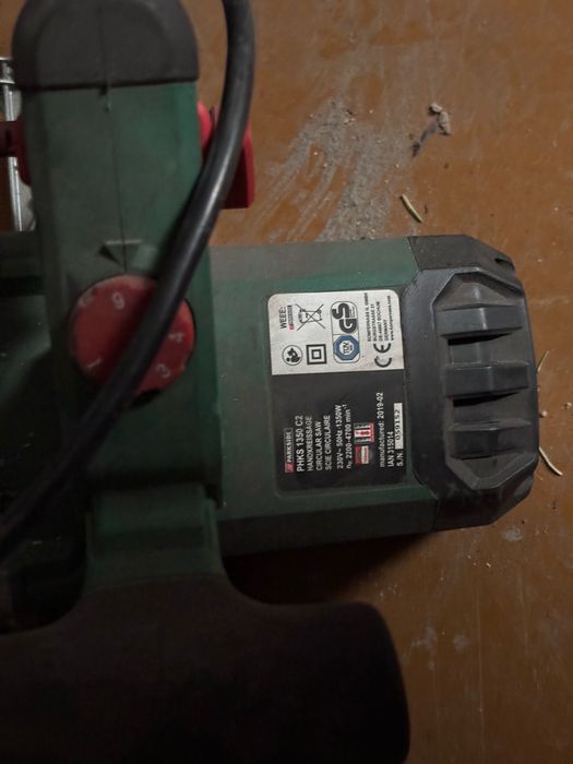Piła Tarczowa PILARKA PARKSIDE PHKS 1350 230V 1350W  TARCZA 190mm