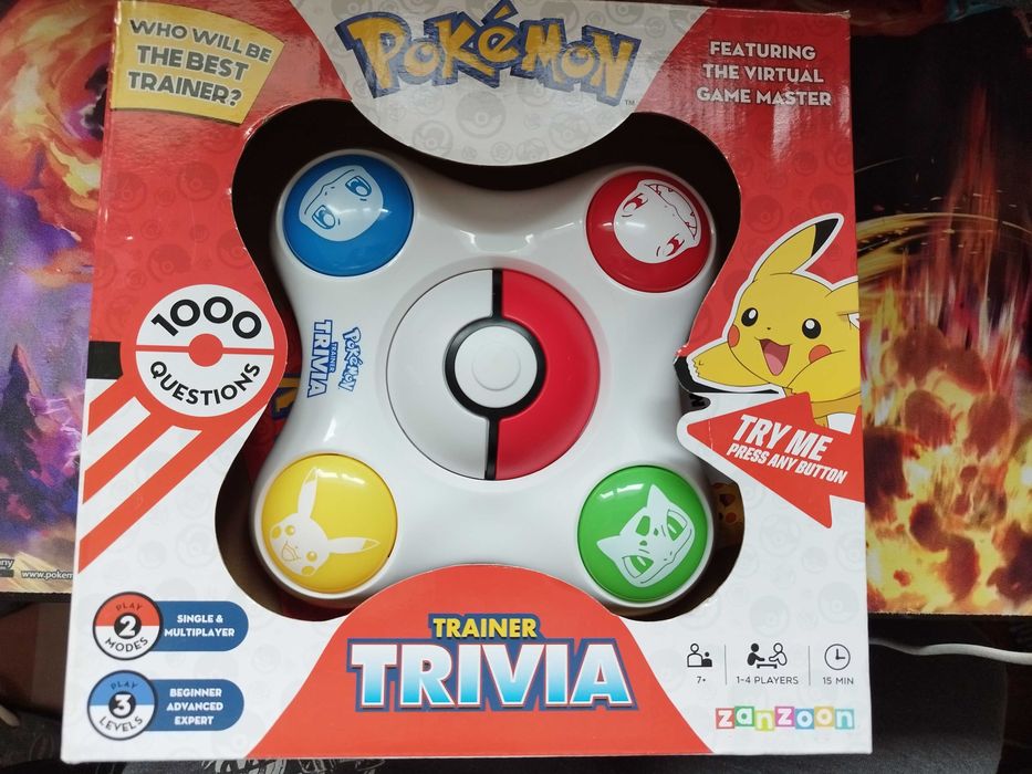 Jogo Pokémon Trivia em inglês