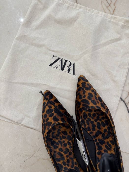 Леопардові балетки Zara 39 розмір