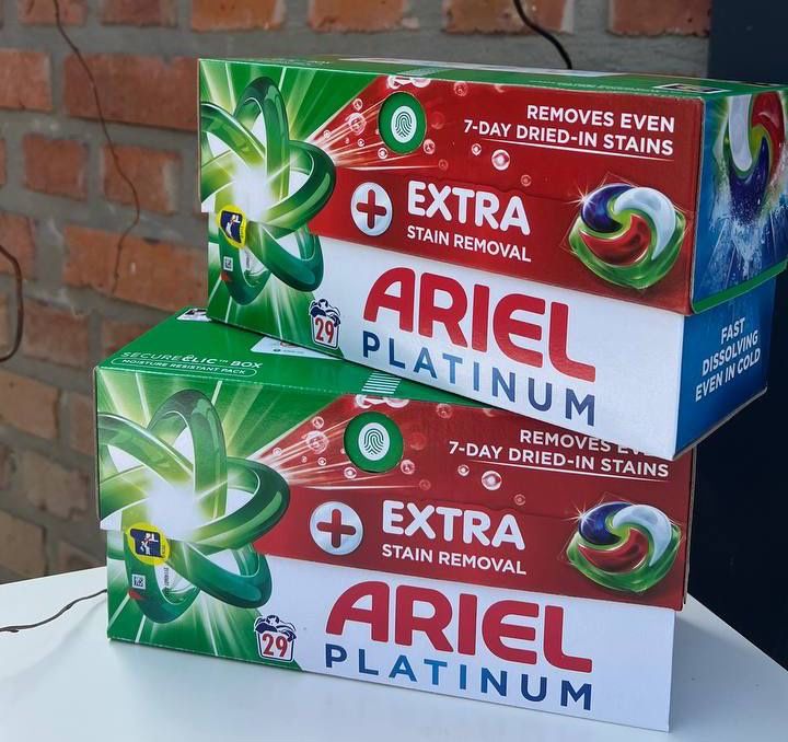 Капсулы для стирки Ariel 3в1 россыпью горный родник
