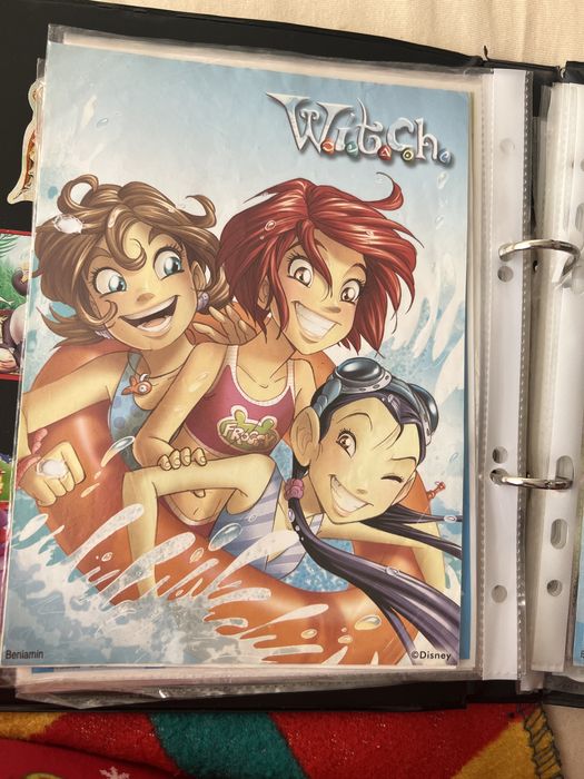 Karteczki witch, bratz, winx duże