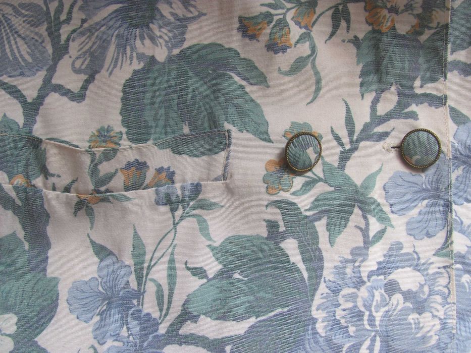 Blazer estampado, abotoado