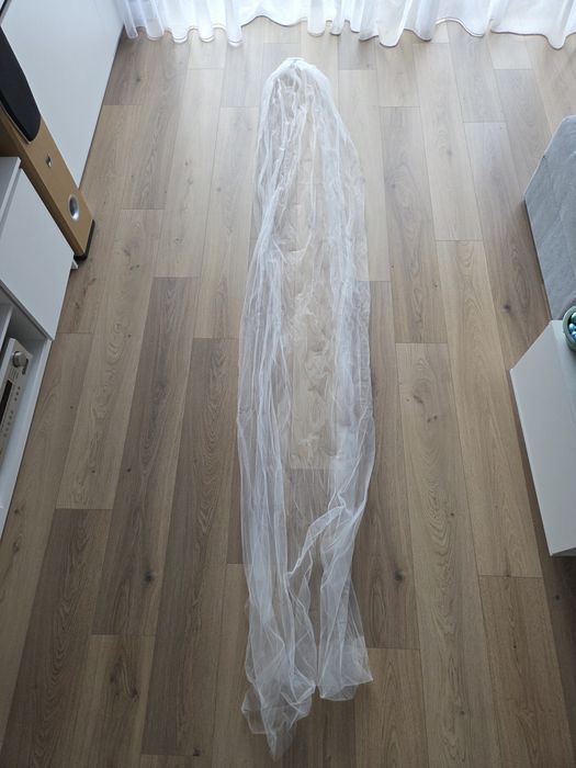 Nowy welon 3m biały