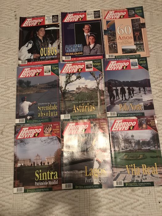 Revistas antigas Tempo Livre do INATEL