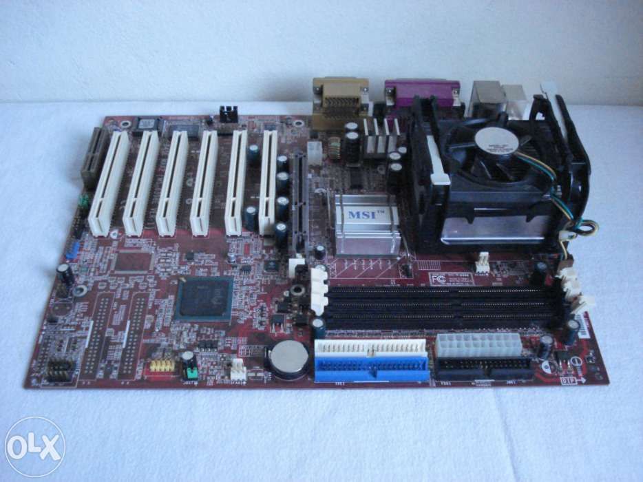 Motherboard + CPU + Cooler + Manual