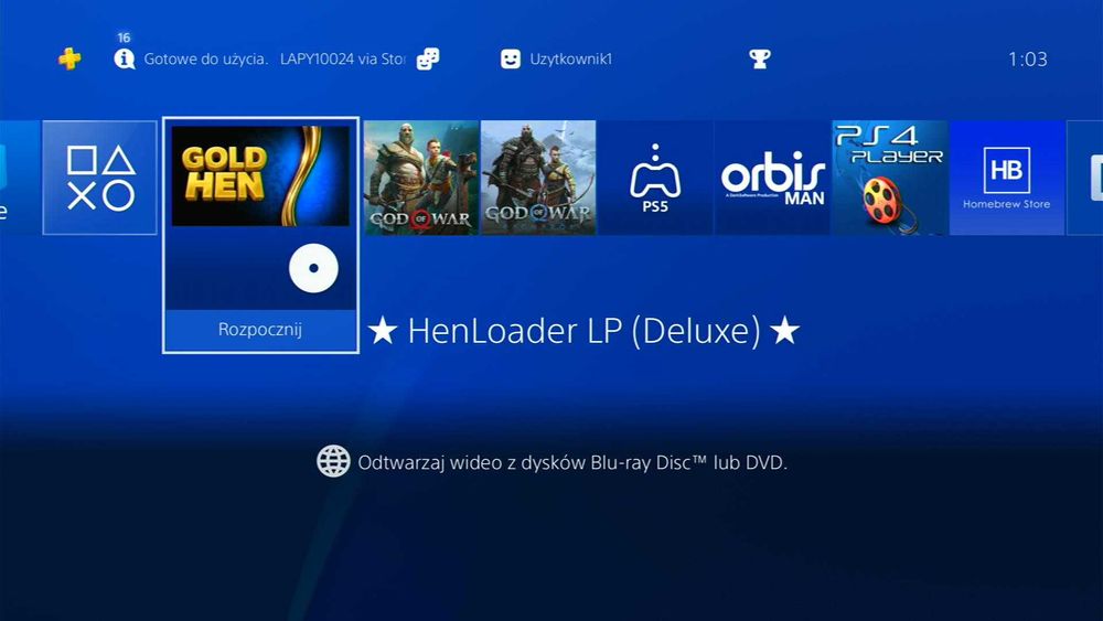 PlayStation 4 PRO  Jailbreak GoldHen - soft 9.51 1TB BD-JB PS4 PRO