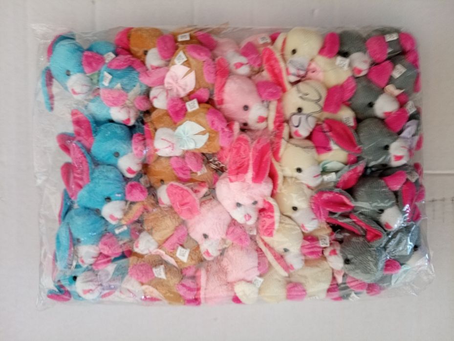 Сток,брелки,Мягкие игрушки зайцы