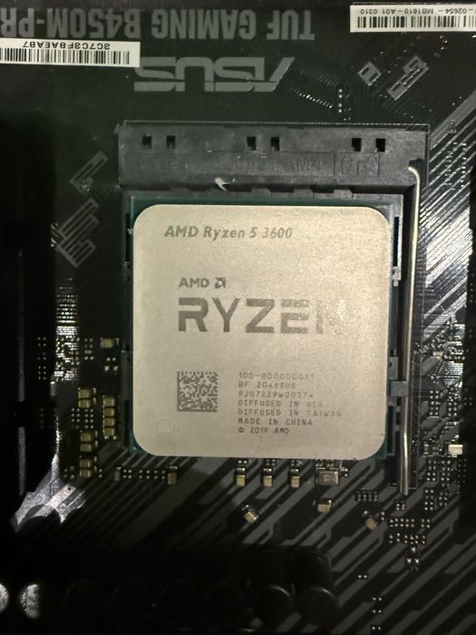 Asus tuf B450M-pro II+ ryzen 5 3600