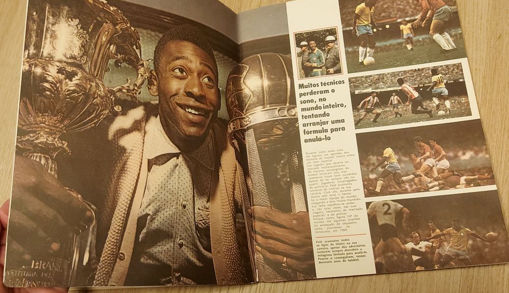 Pele - revista manchete 1971 com disco