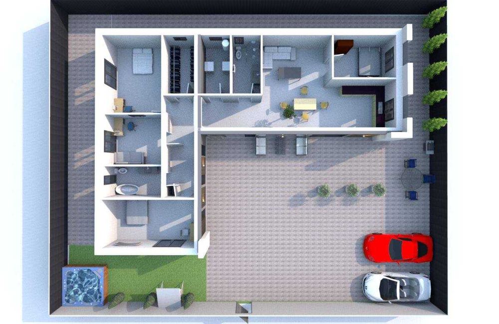 ГОТОВЫЙ дом ИНДИВИДУАЛЬНЫЙ проект + подвал! Дайберг!