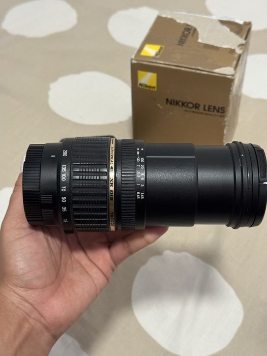 Lente 18-200 Tamron  + adaptador + lente 16-50 sony