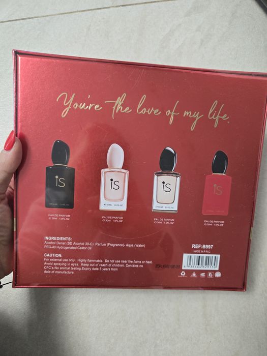 Perfumy na prezent 4 x 30ml pack is