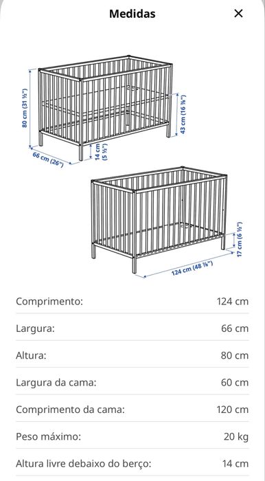 Berço Sniglar Ikea