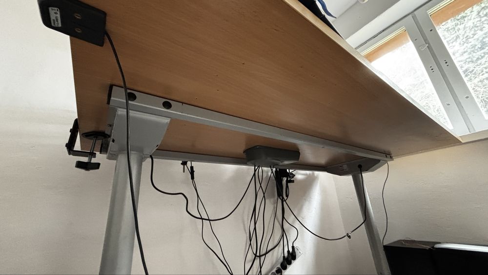 Biurko premium elektryczne regulowane 2 silniki 160x80cm