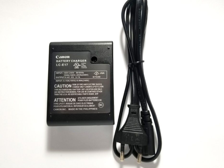 Зарядное устройство LC-E17 LP-E17 для CANON 77D, 750D, 760D, 800D, 200