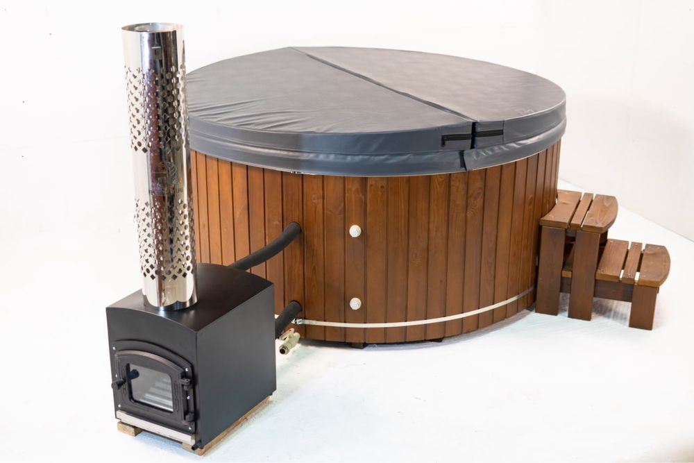 Спа купель! Чан на дровах з джакузі! Виробник! Офуро!