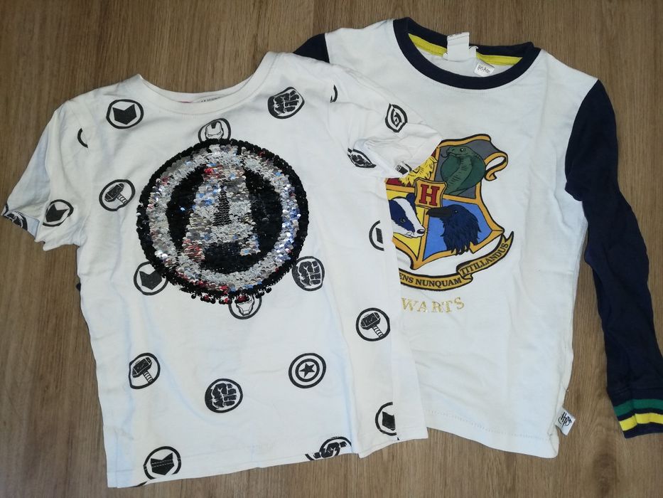 1 Long-sleeved Harry Potter 1 t-shirt marvel T-4/6